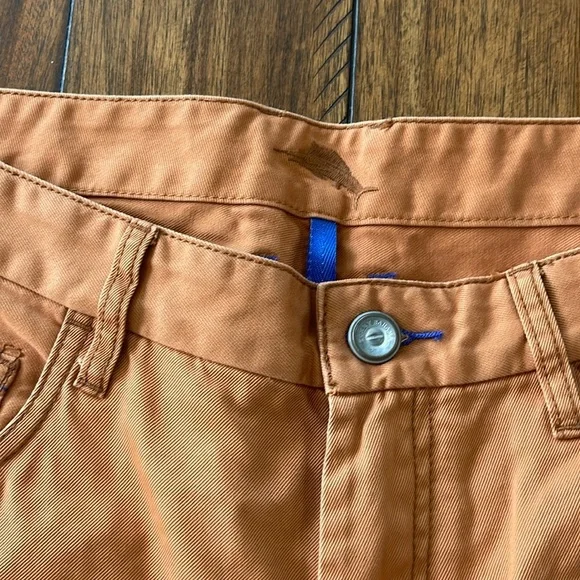 Tommy Bahama Orange Twill Authentic 5-Pocket pants size 38/30 - Picture 3 of 10